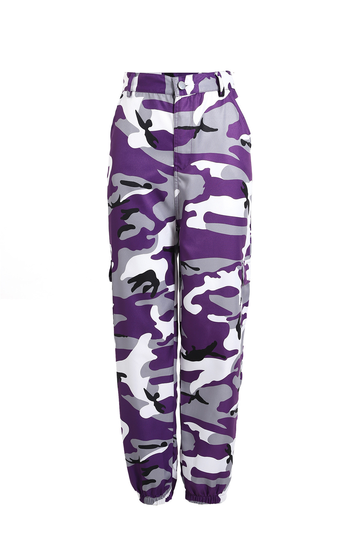 Women's New Camouflage Tooling Denim Harem Pants Casual Pants.