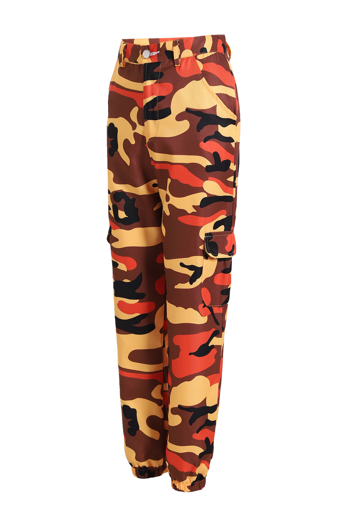 Women's New Camouflage Tooling Denim Harem Pants Casual Pants.