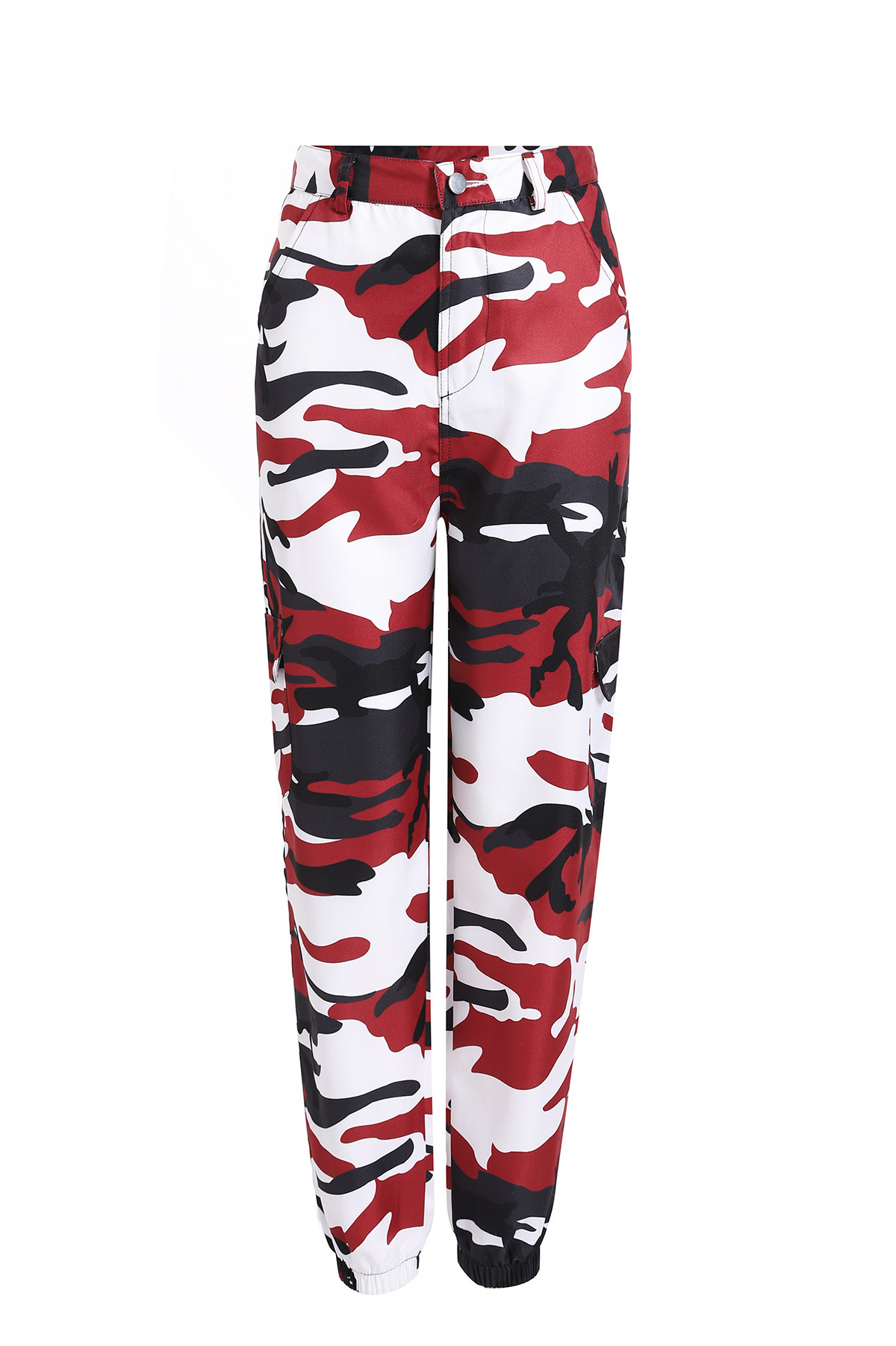 Women's New Camouflage Tooling Denim Harem Pants Casual Pants.