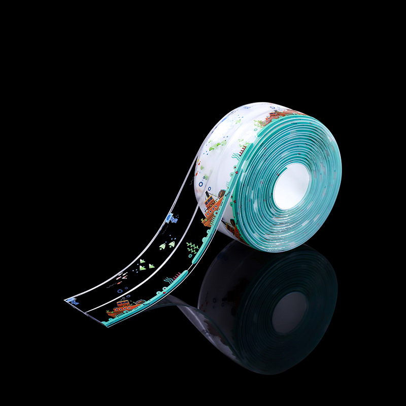 Kitchen Waterproof and Mildew Proof Tape Seam Moisture-Proof Strip Toilet Gap Corner Line Sticker.