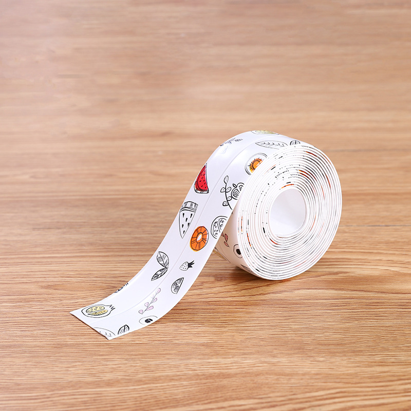 Kitchen Waterproof and Mildew Proof Tape Seam Moisture-Proof Strip Toilet Gap Corner Line Sticker.
