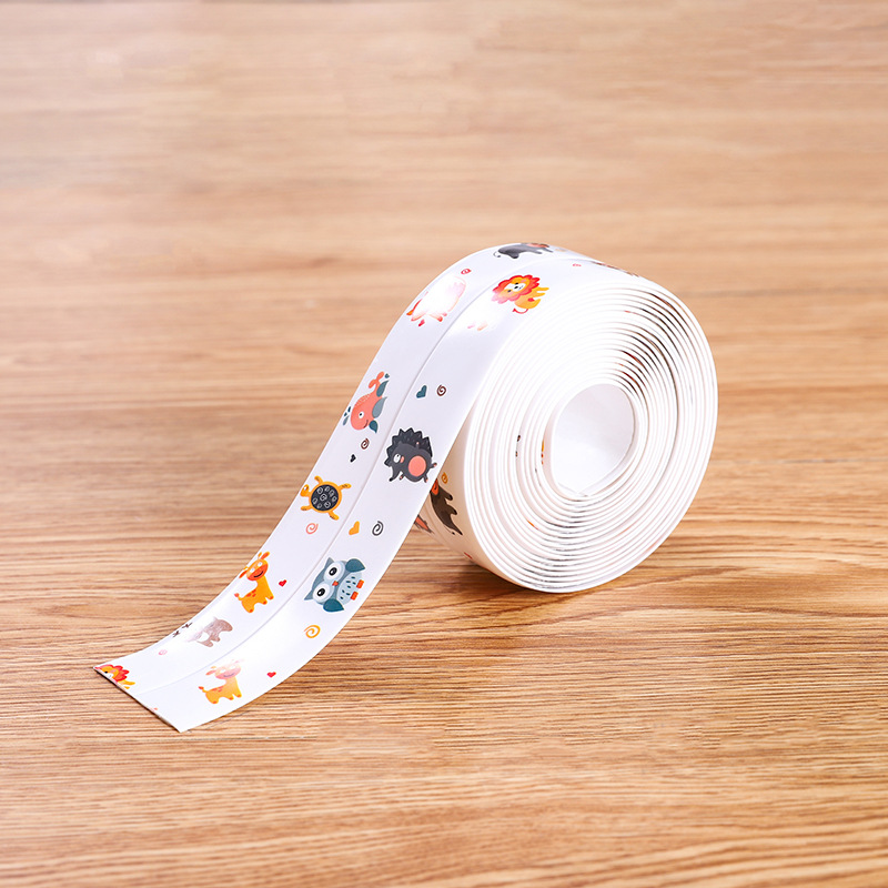Kitchen Waterproof and Mildew Proof Tape Seam Moisture-Proof Strip Toilet Gap Corner Line Sticker.