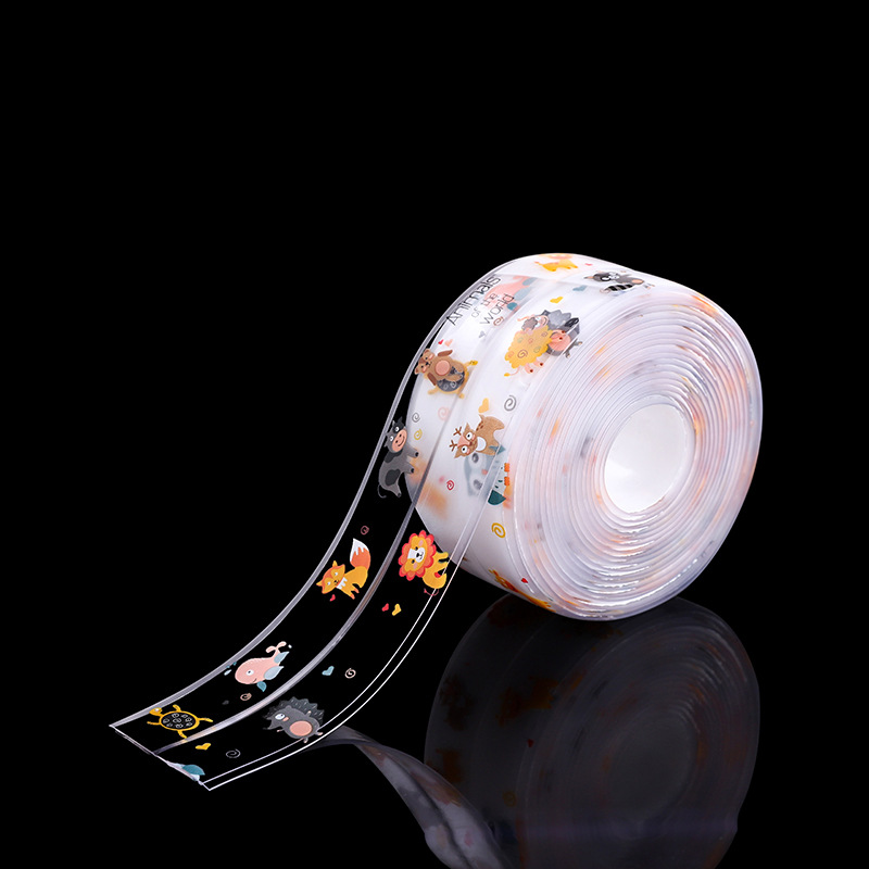 Kitchen Waterproof and Mildew Proof Tape Seam Moisture-Proof Strip Toilet Gap Corner Line Sticker.