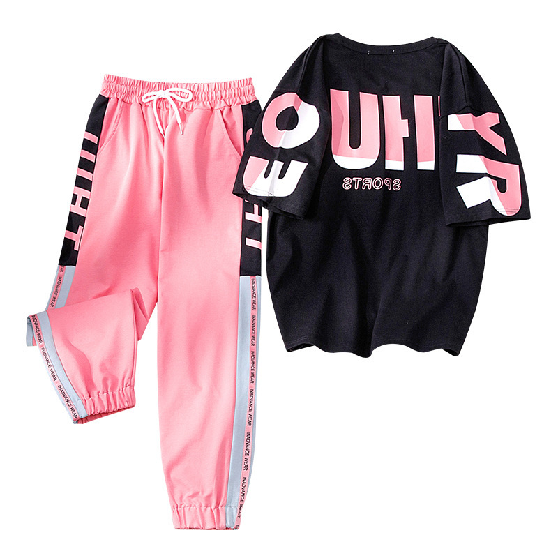 Casual Sportswear Suit Female Two-Piece Summer Fashion Trend.