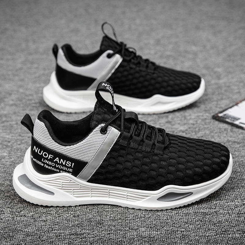 Mesh Sports Men&apos;s Shoes, Breathable Casual Running Shoes, Student Shoes 39-44