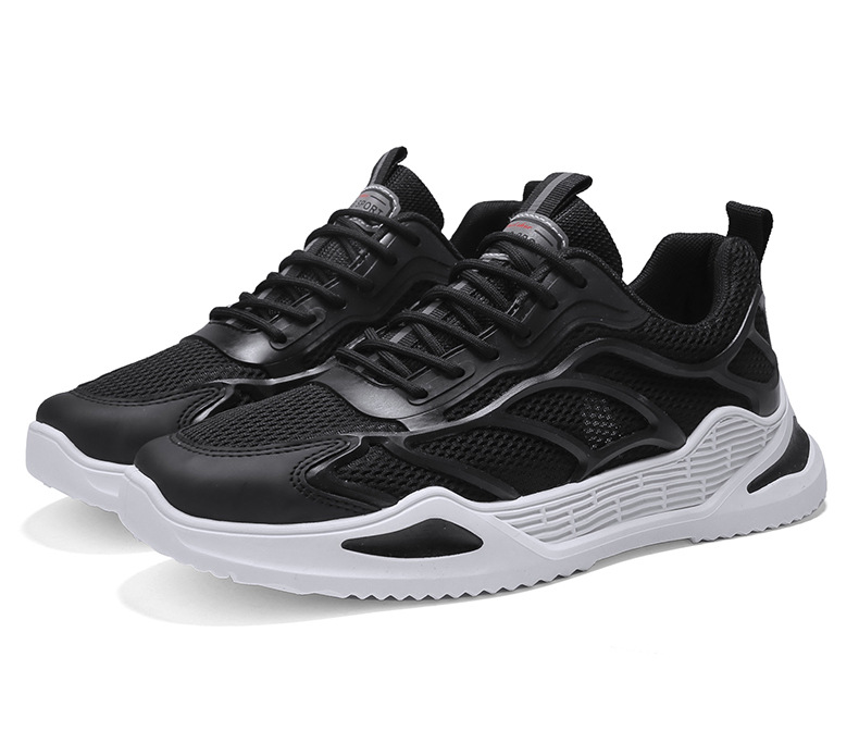 Mesh Shoes Men's Shoes Running Casual Sports Shoes Breathable Students All-Match Trendy Shoes.