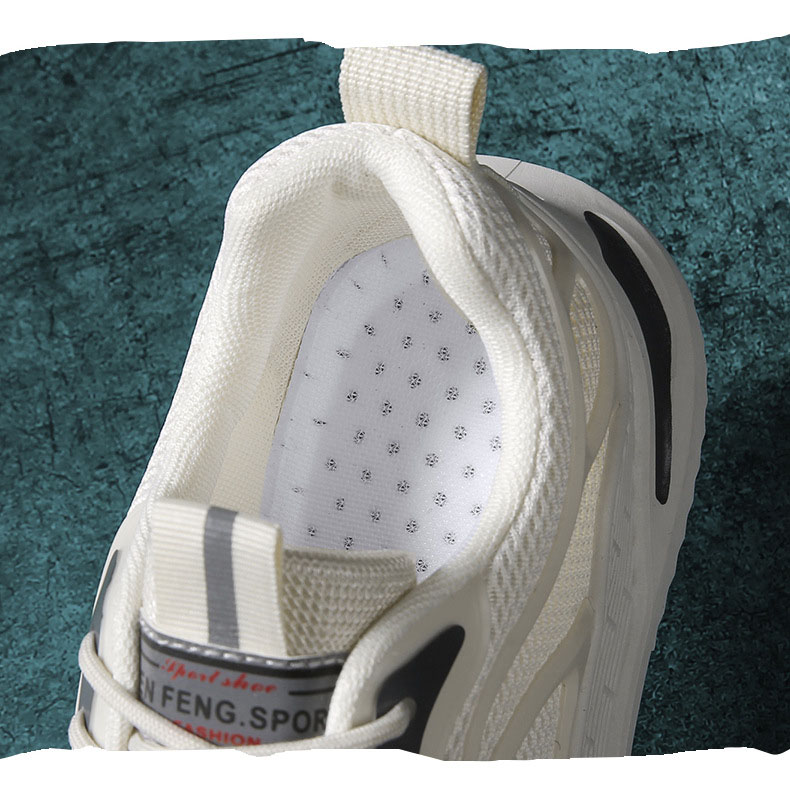 Mesh Shoes Men's Shoes Running Casual Sports Shoes Breathable Students All-Match Trendy Shoes.