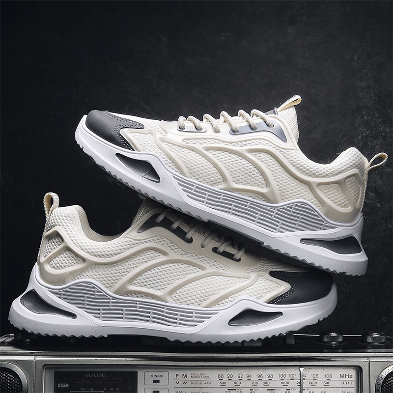 Mesh Shoes Men's Shoes Running Casual Sports Shoes Breathable Students All-Match Trendy Shoes.