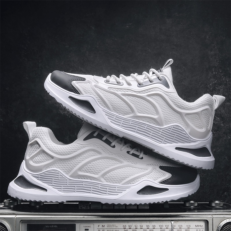 Mesh Shoes Men's Shoes Running Casual Sports Shoes Breathable Students All-Match Trendy Shoes.