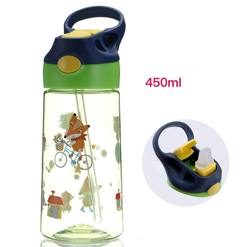 450MLChildren Learn To Drink Cup, Duckbill Type Straw Cup Training Cup, Toddler Drinking Cup.