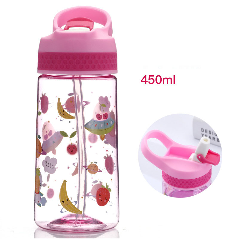 450MLChildren Learn To Drink Cup, Duckbill Type Straw Cup Training Cup, Toddler Drinking Cup.
