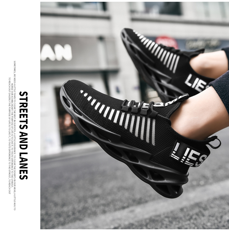 Sneakers Men Shoes Breathable Stretch Cloth Lightweight Running Shoe Athletic Shoes