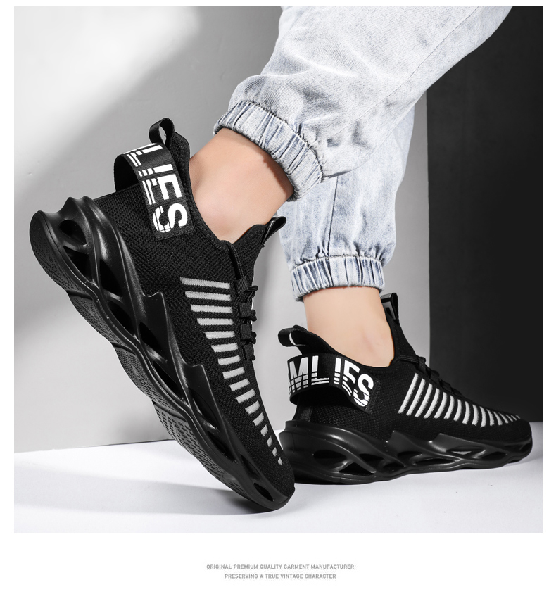 Sneakers Men Shoes Breathable Stretch Cloth Lightweight Running Shoe Athletic Shoes