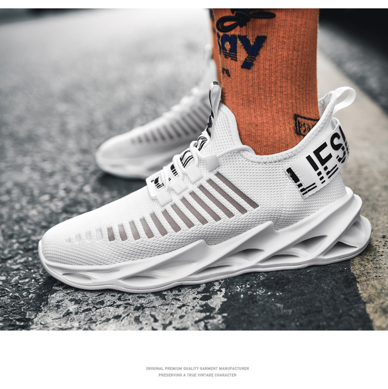 Sneakers Men Shoes Breathable Stretch Cloth Lightweight Running Shoe Athletic Shoes