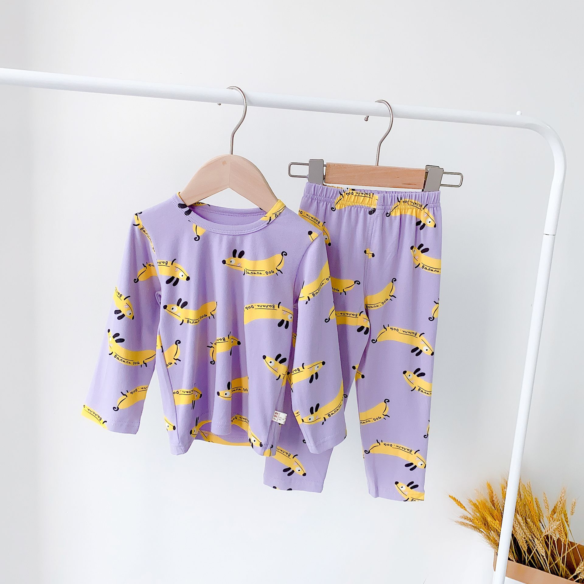 New Children's Underwear Set, Baby Children's Autumn Clothes and Long Pants 2 Sets.