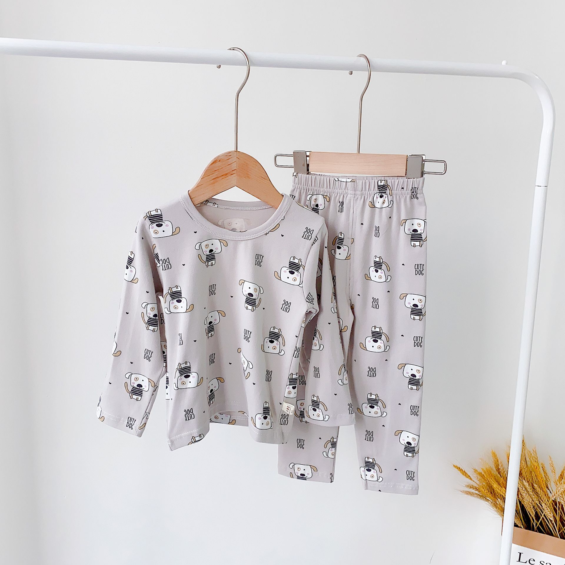 New Children's Underwear Set, Baby Children's Autumn Clothes and Long Pants 2 Sets.