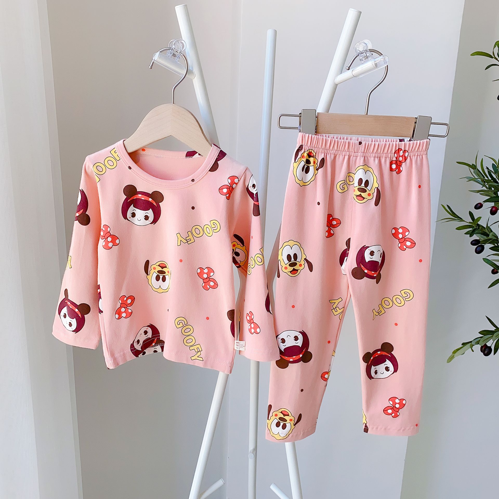 New Children's Underwear Set, Baby Children's Autumn Clothes and Long Pants 2 Sets.