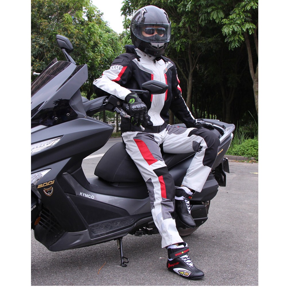 Motorcycle Jacket Pants Protective Suit Waterproof Racing Clothing Summer Motorbike Safety Coat