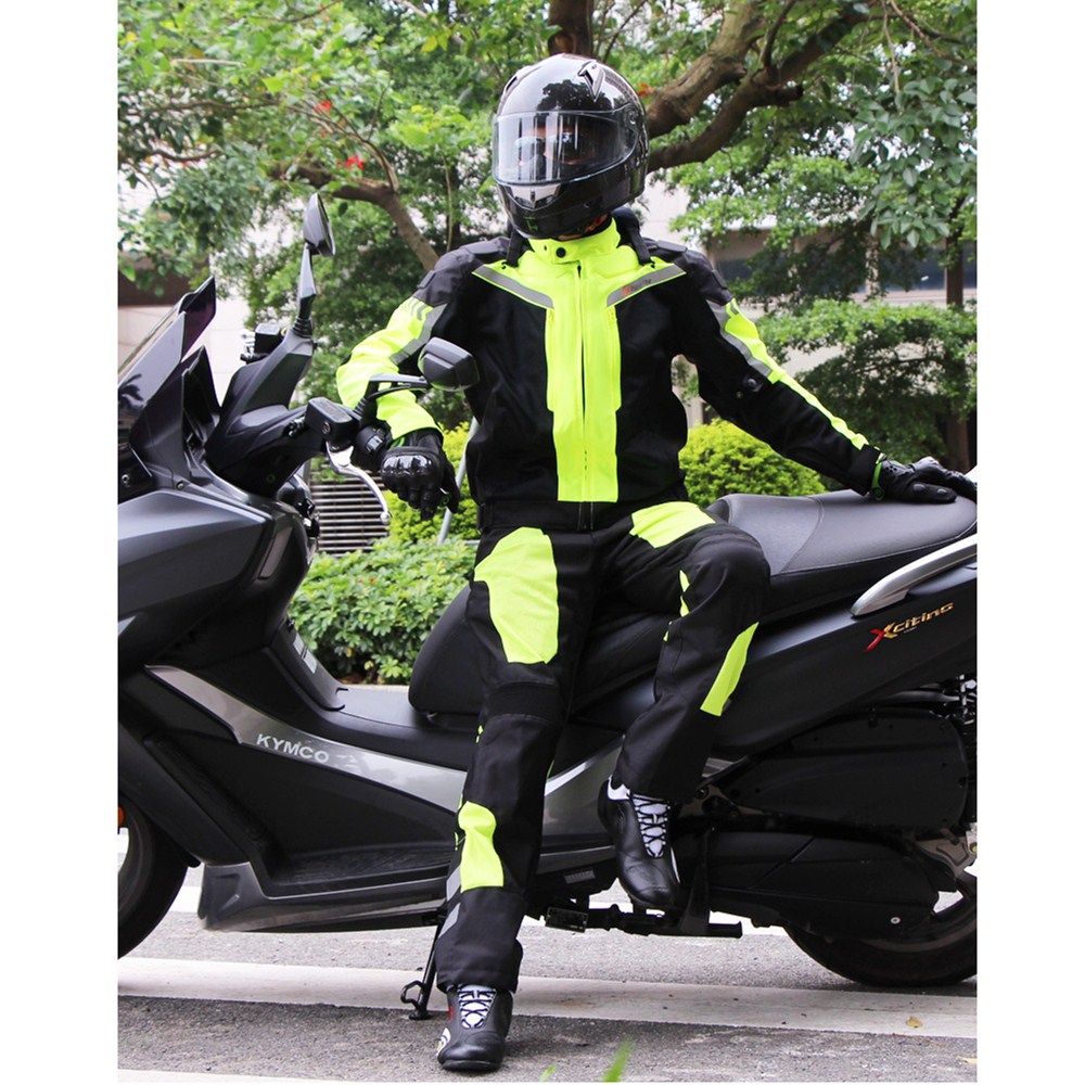 Motorcycle Jacket Pants Protective Suit Waterproof Racing Clothing Summer Motorbike Safety Coat