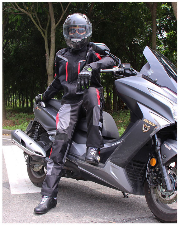 Motorcycle Jacket Pants Protective Suit Waterproof Racing Clothing Summer Motorbike Safety Coat