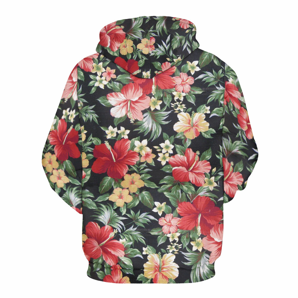 Explosive Chicken Ramen Digital Printing Fleece Zipper Hooded Sweatshirt Sports