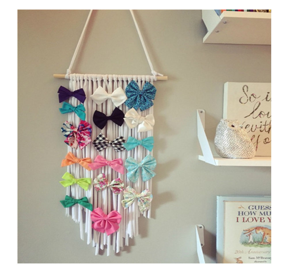 Dream Catcher Ornaments Hair Clip Storage Belt Hair Accessories Wall Hanging Decoration Home Gifts