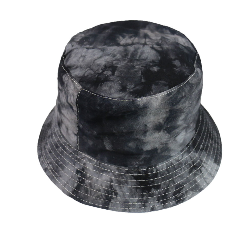 Street Style Double-Sided Gradient Color Fisherman Hat Hip-hop Street Dance Hat Tie-dye Basin Hat