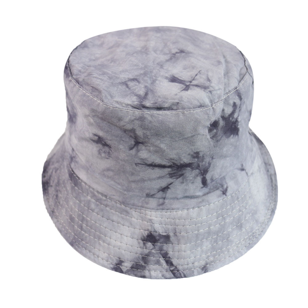Street Style Double-Sided Gradient Color Fisherman Hat Hip-hop Street Dance Hat Tie-dye Basin Hat