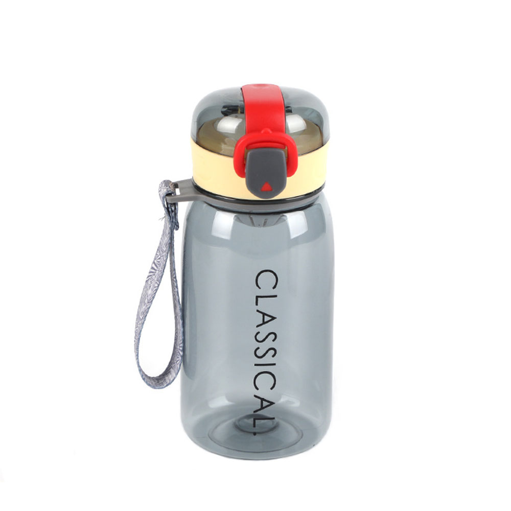 Simple Letters Portable Large-capacity Sports with Leak-proof Cover Space Cup Plastic Water Cup