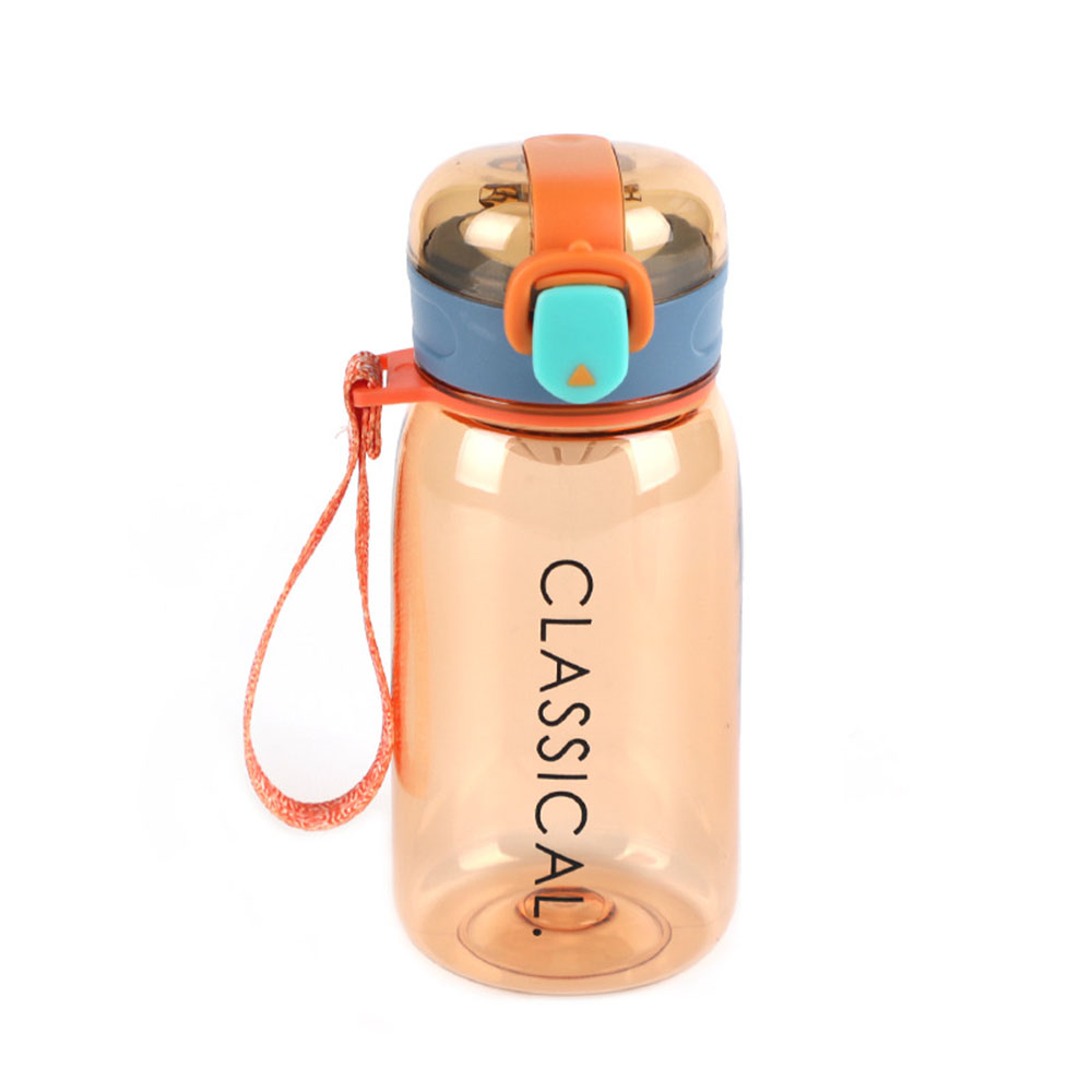 Simple Letters Portable Large-capacity Sports with Leak-proof Cover Space Cup Plastic Water Cup