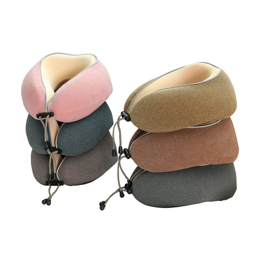 Memory Foam Ice Silk U-shaped Pillow Slow Rebound Memory Pillow Office Cervical Pillow