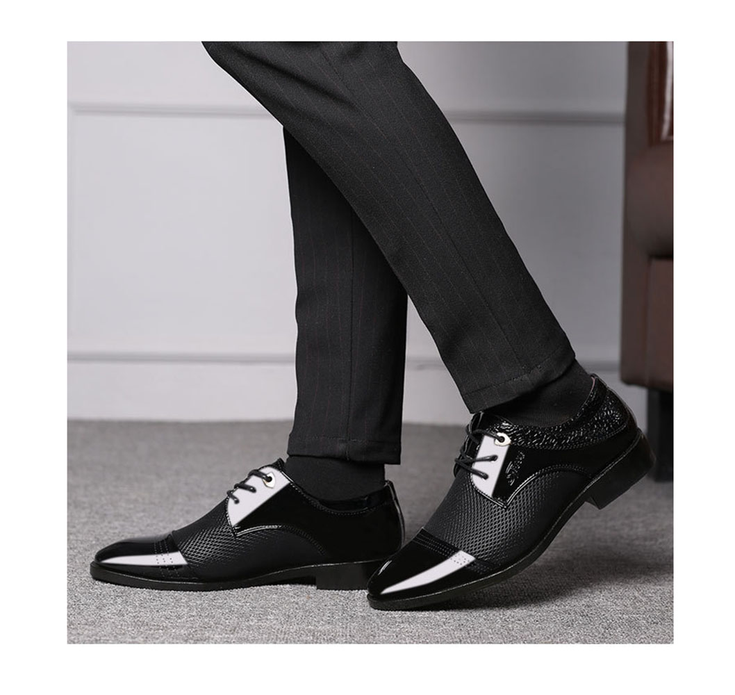Leather Shoes Men's Business Formal Shoes Men's Casual Shoes All-match Wedding Shoes 38-46