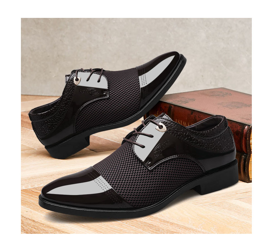 Leather Shoes Men's Business Formal Shoes Men's Casual Shoes All-match Wedding Shoes 38-46