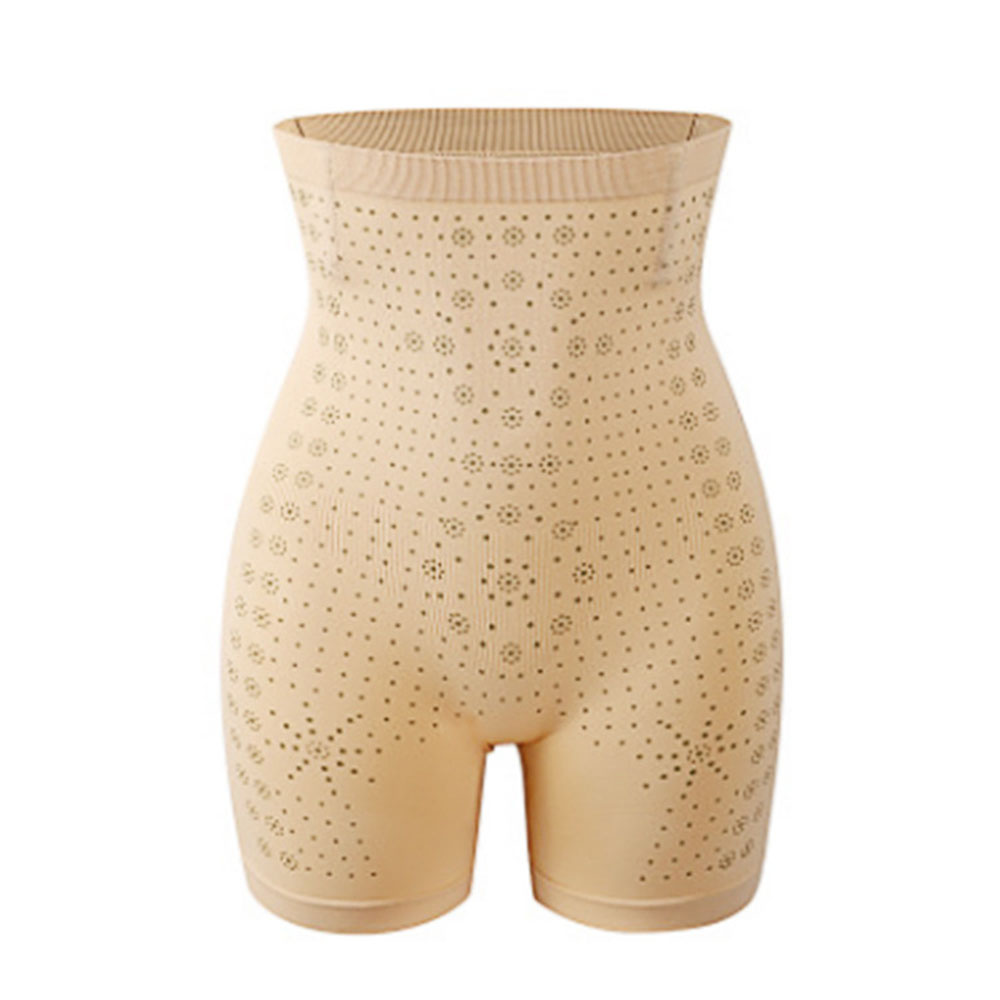 Seamless Abdomen Leggings Women's Shaping Waist Abdomen Pants Shaping Hip Safety Pants  45-80kg