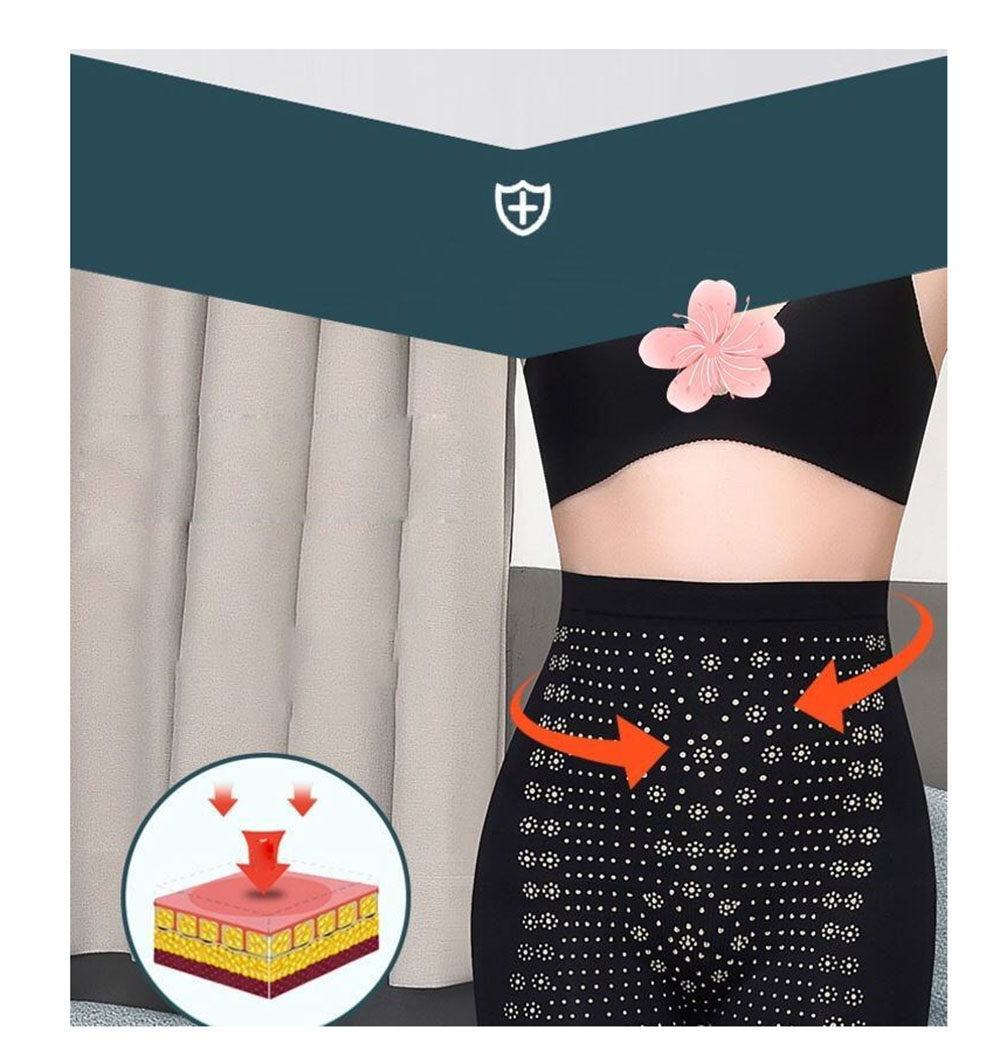Seamless Abdomen Leggings Women's Shaping Waist Abdomen Pants Shaping Hip Safety Pants  45-80kg