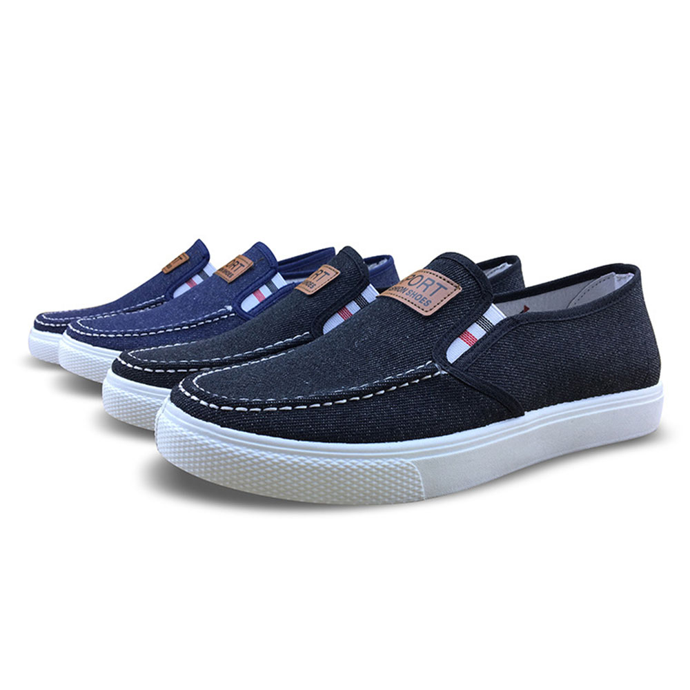 Middle-aged and Elderly Men's Cloth Shoes, Low-top Flat-bottom Casual Shoes  Size 44