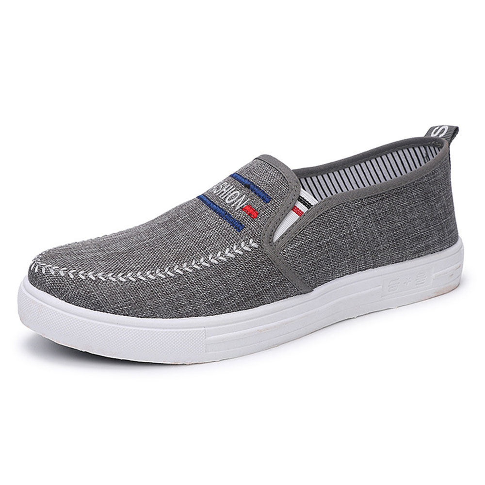 Middle-aged and Elderly Men's Cloth Shoes, Low-top Flat-bottom Casual Shoes  Size 44