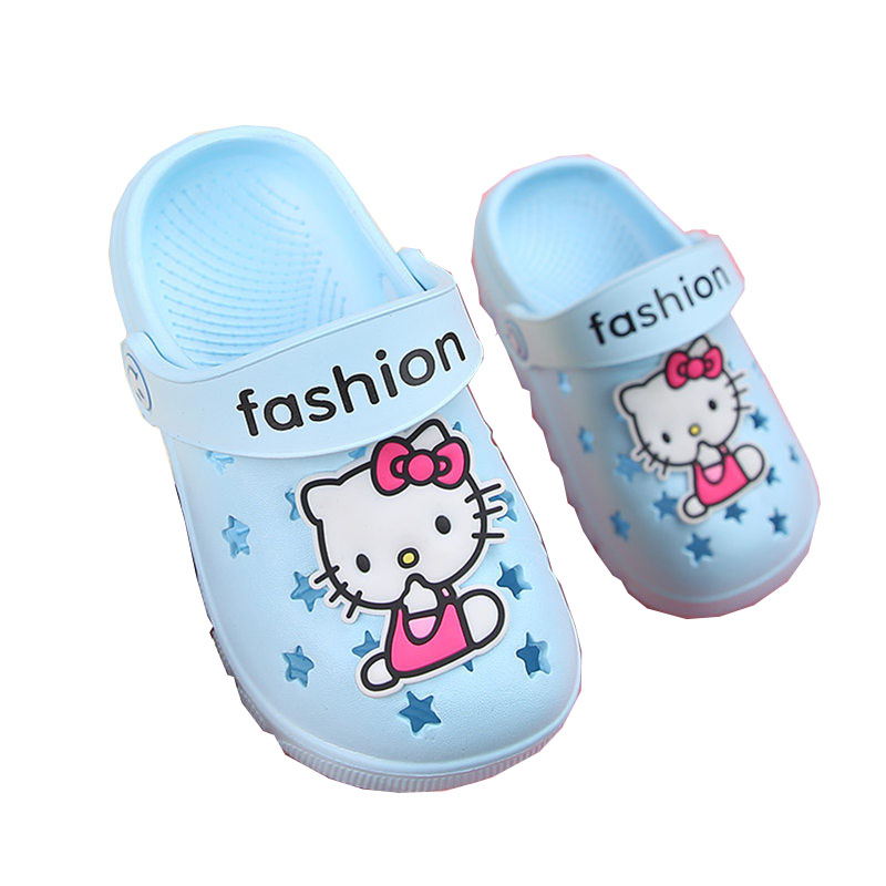 Children's Slippers 1-6Years Old Non-slip Sandals and Slippers Beach Baby Hole Shoes
