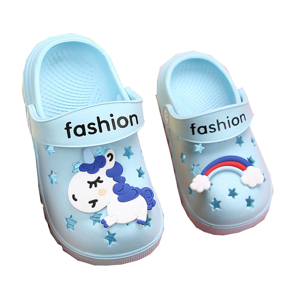 Children's Slippers 1-6Years Old Non-slip Sandals and Slippers Beach Baby Hole Shoes