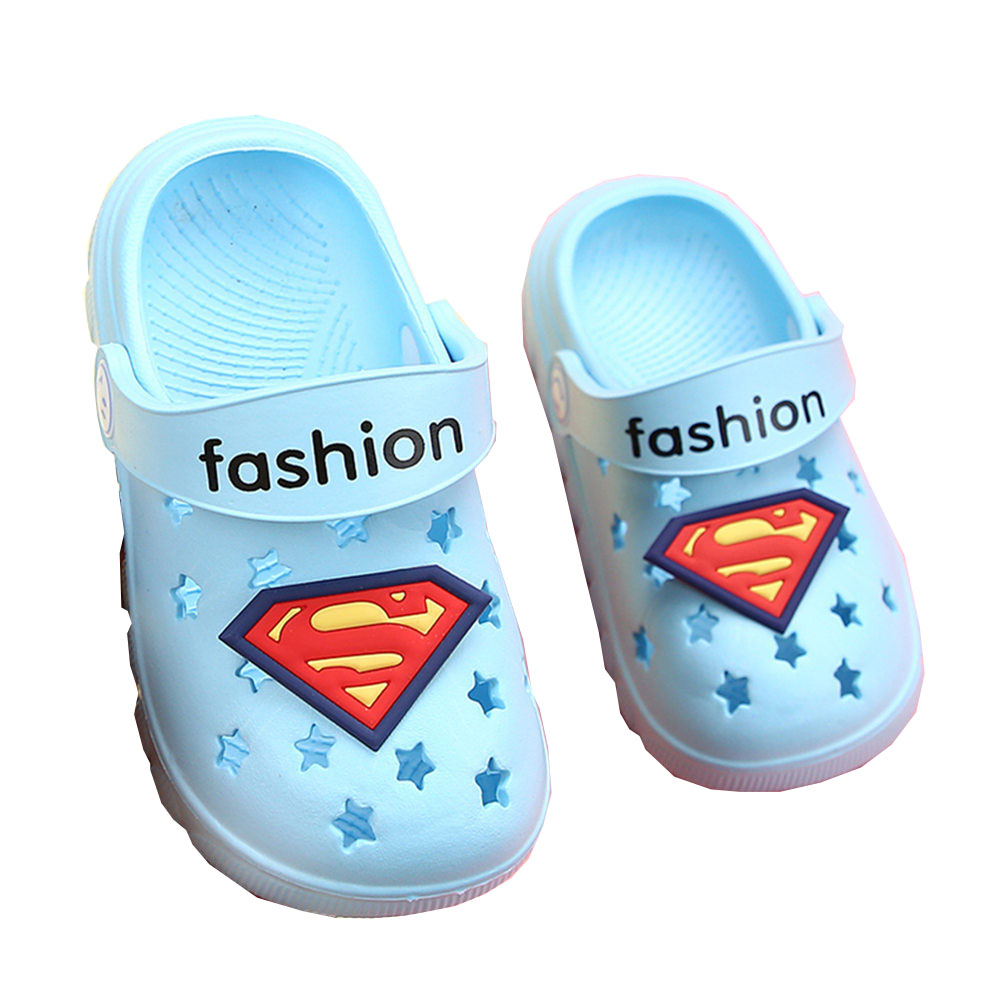 Children's Slippers 1-6Years Old Non-slip Sandals and Slippers Beach Baby Hole Shoes
