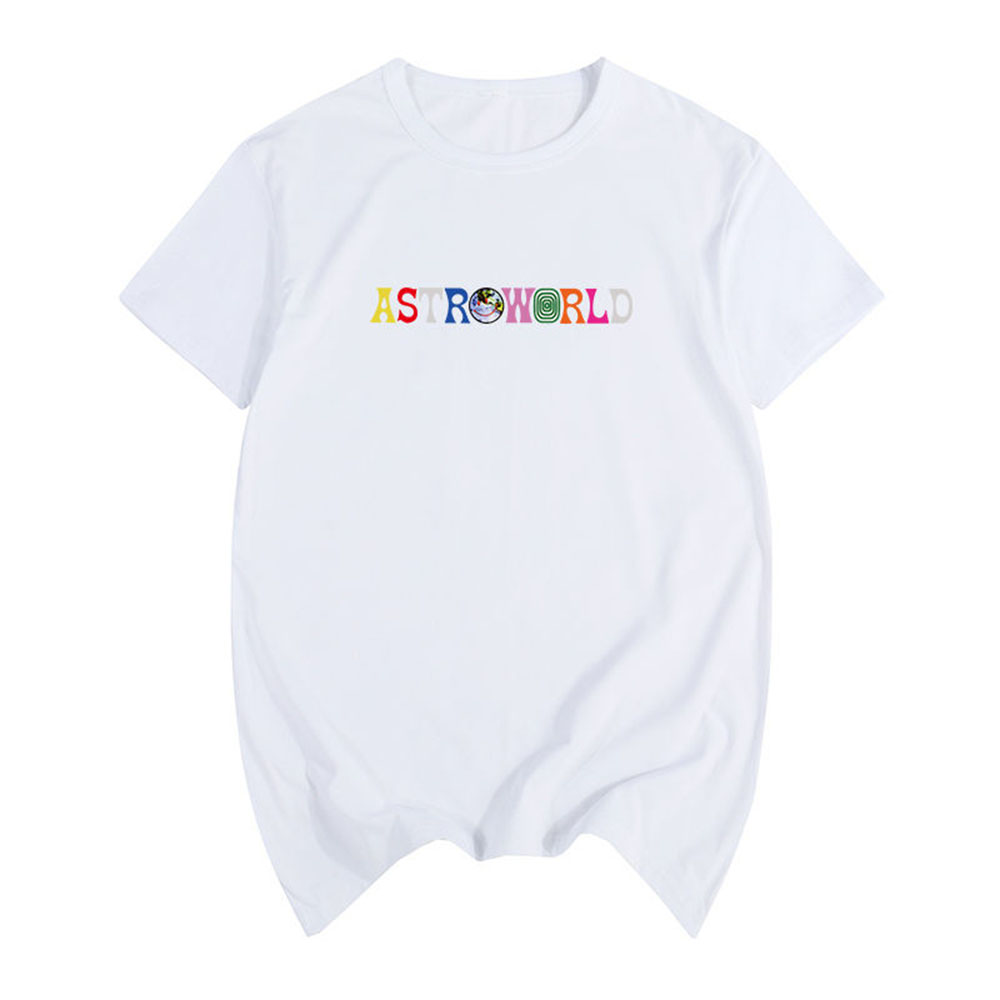 Printed T-shirt Explosive Casual T-shirt Multicolor Optional Loose Version Casual Short Sleeve