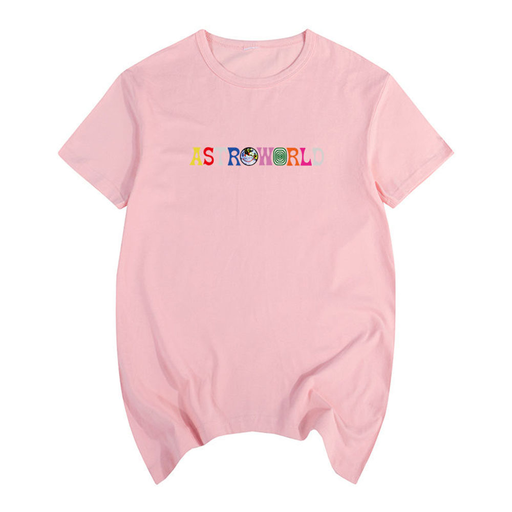 Printed T-shirt Explosive Casual T-shirt Multicolor Optional Loose Version Casual Short Sleeve