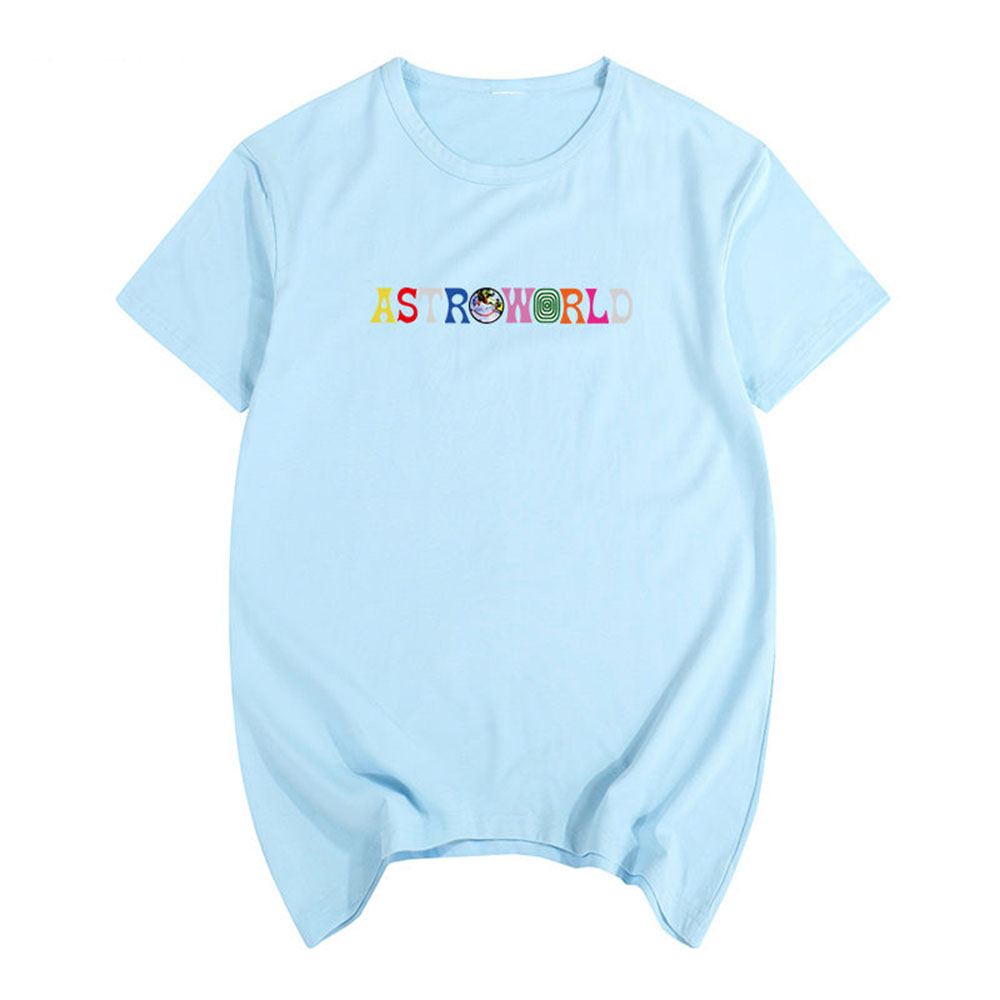 Printed T-shirt Explosive Casual T-shirt Multicolor Optional Loose Version Casual Short Sleeve