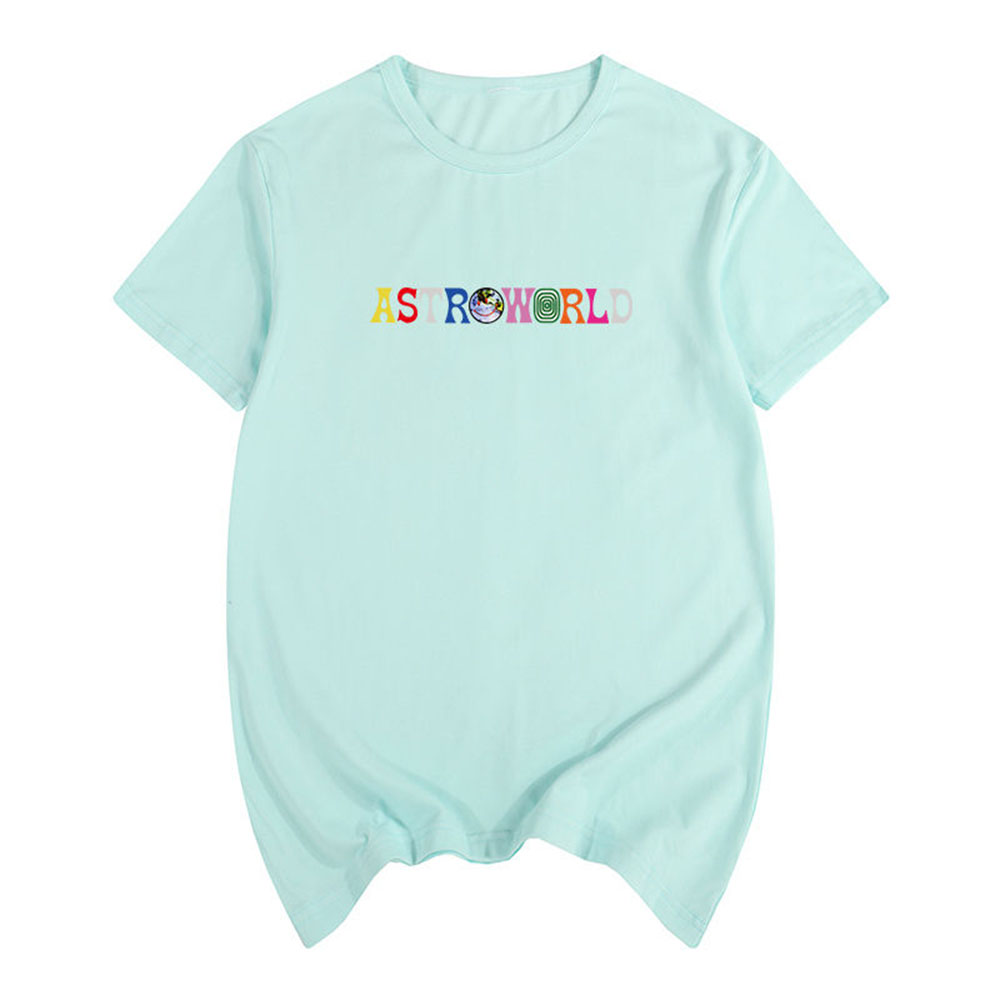 Printed T-shirt Explosive Casual T-shirt Multicolor Optional Loose Version Casual Short Sleeve