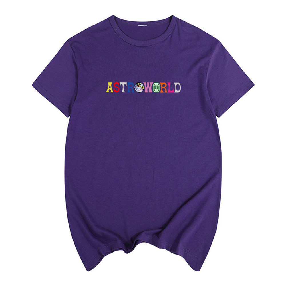 Printed T-shirt Explosive Casual T-shirt Multicolor Optional Loose Version Casual Short Sleeve