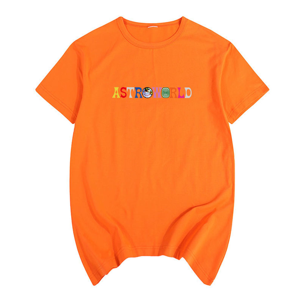 Printed T-shirt Explosive Casual T-shirt Multicolor Optional Loose Version Casual Short Sleeve