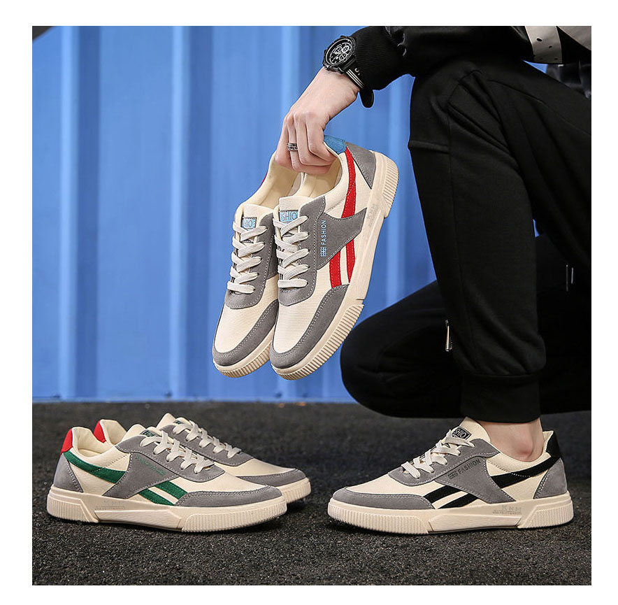New Small Sneakers Trend Wild Men&apos;s Shoes Casual Shoes Sports Shoes Canvas Youth Trend Shoes
