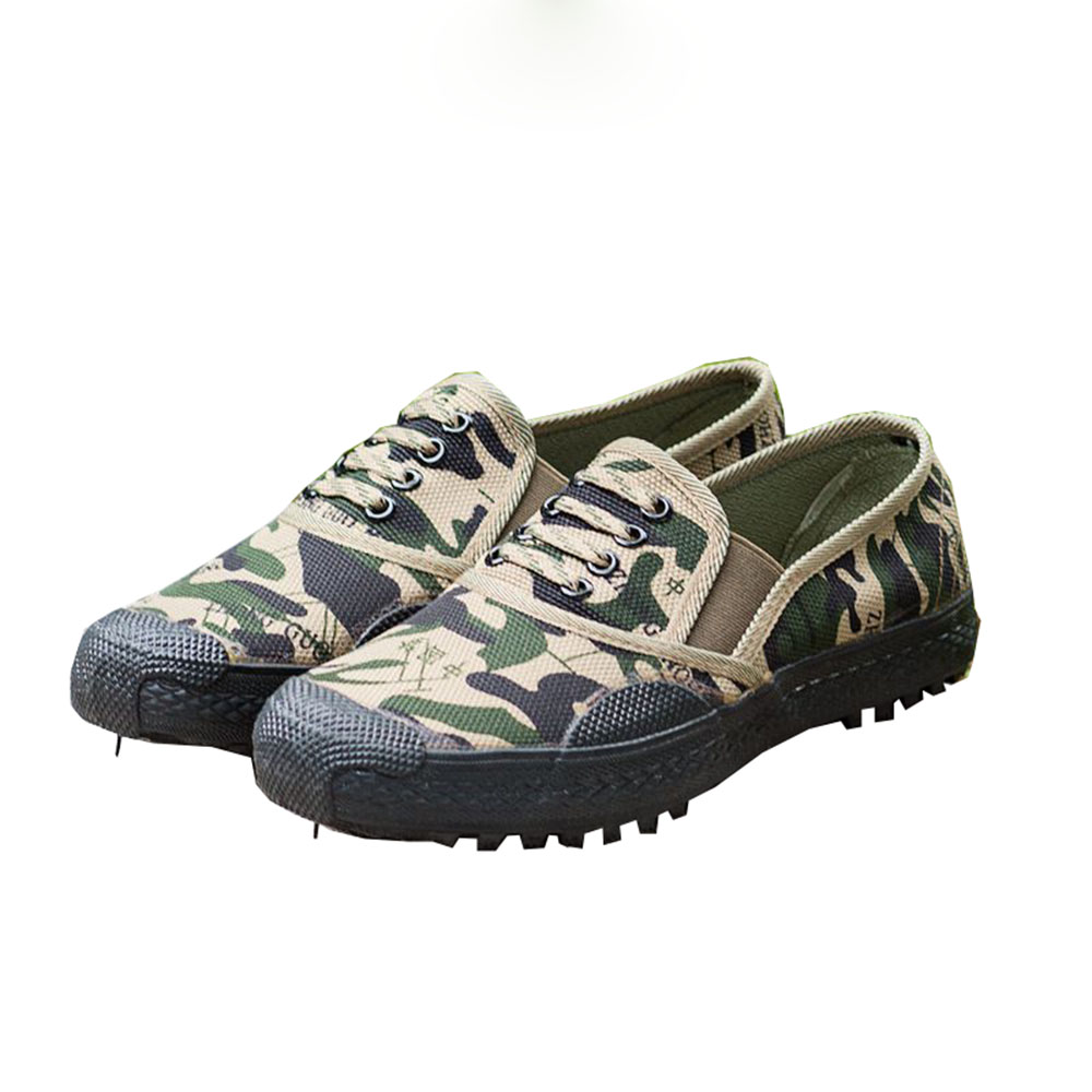 Camouflage Labor Insurance Construction Site Shoes Rubber-soled Shoes Non-slip Wear-resistant