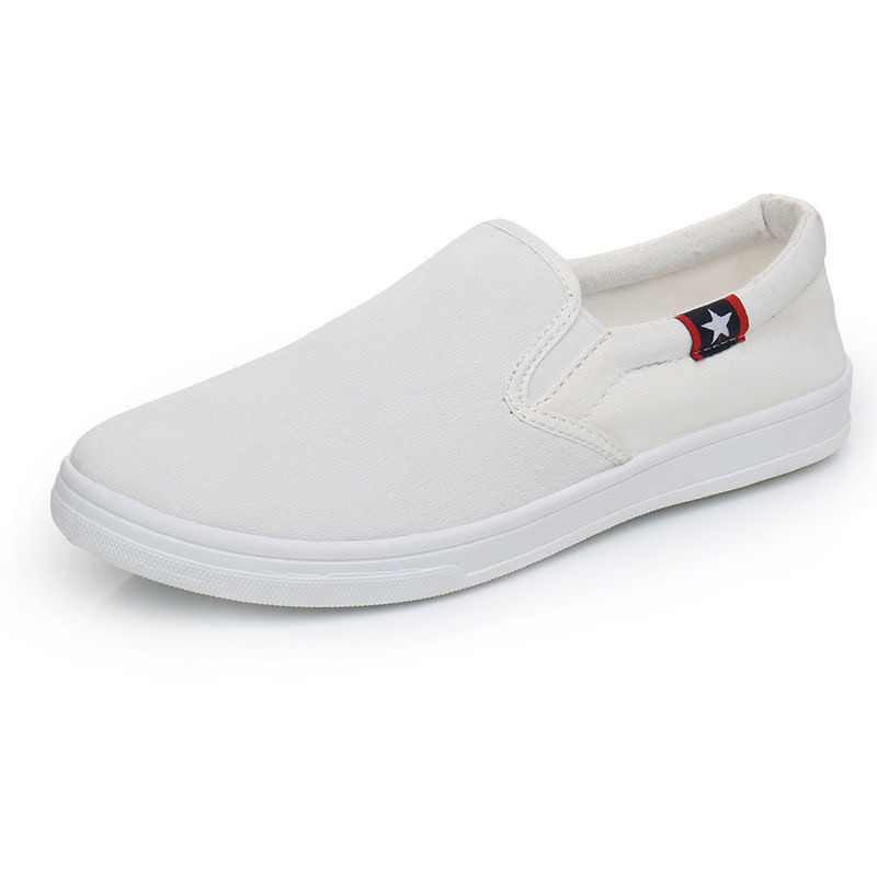 Women's Casual Cloth Shoes Breathable Canvas Shoes Student Flat Shoes