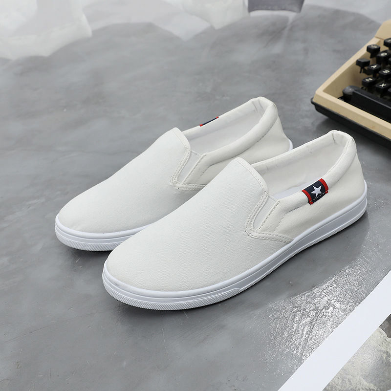 Women's Casual Cloth Shoes Breathable Canvas Shoes Student Flat Shoes